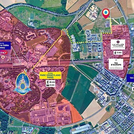 Disneyland-Paris 8Pers,Parking, Borne Recharge Ve, Wifi Сери Екстериор снимка